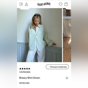 Djerf avenue breezy shirt
